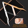ATOMUS Tattoo Eyebrow Ruler Golden Ratio Ruler Makeup Tool with