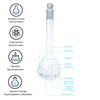 ALWSCI Pack of 2 25 ml Volumetric Flasks, Globe Glass