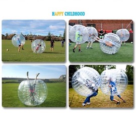 SZCQ Inflatable Bumper ONE Ball 1.2M/4ft Diameter Kids Bubble Soccer Balls Blow Up Toy Playground Balls Human Hamster Knocker Ball Outdoor Zorb Balls