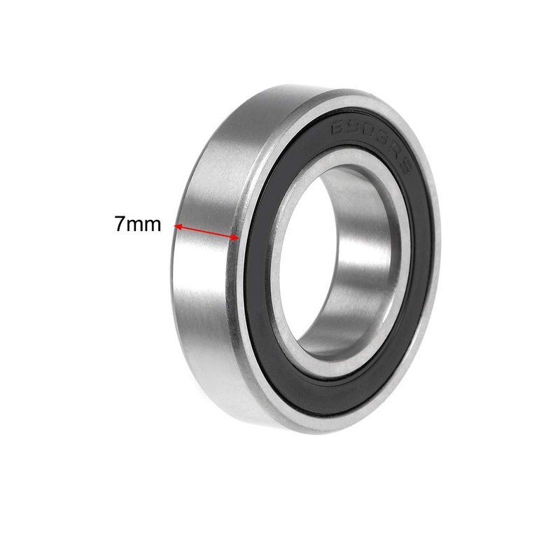 sourcing map ABEC-3 Lager 6700-6900 dünnwandiger Kugellager 6903-2RS (1 Pack)