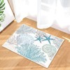 Coastal Area Rug 2x3 Throw Rugs Beach Ocean Area Carpet