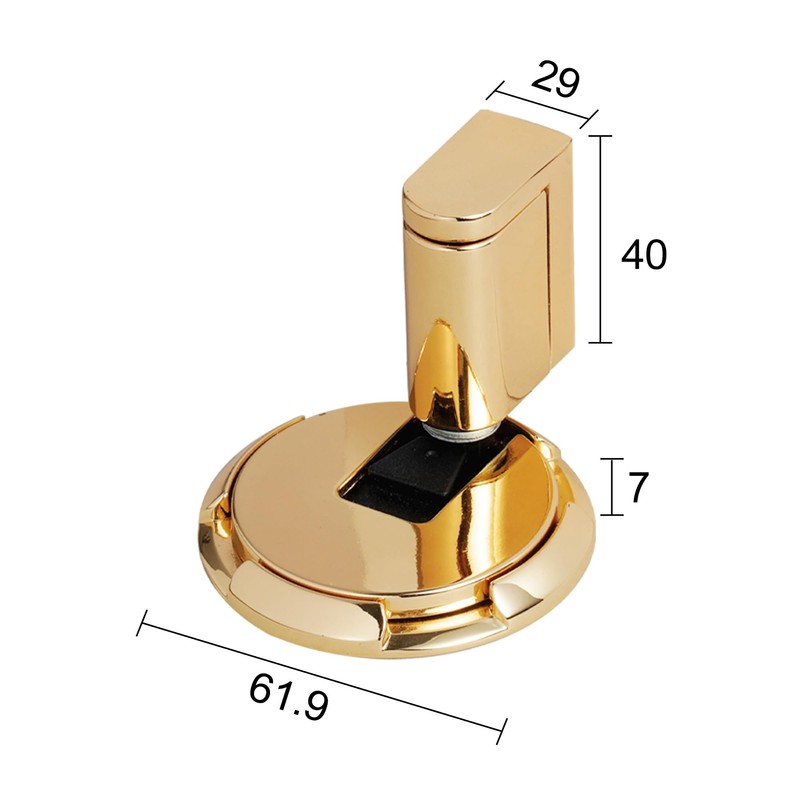 PANALI 1 Pack Windproof Magnetic Door Stopper, Concealed Retractable Design