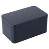 Zerodeko Rectangular tinplate box, mini portable tea storage container, metal