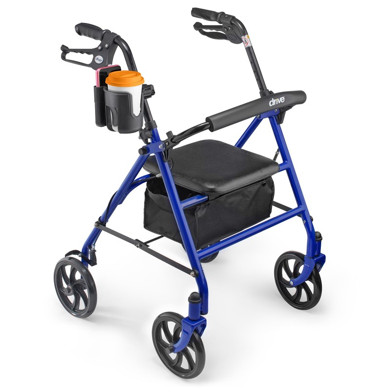 Walker Cup and Phone Holder, Compatible with Rollator and Folding