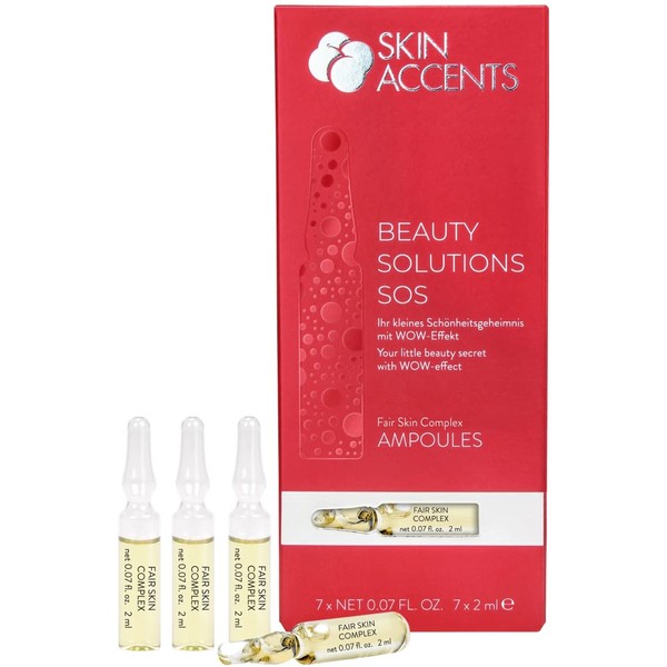 Inspira Skin Accents Beauty Solutions SOS Fair Skin Complex Ampoules Your Little Beauty Secret with WOW Effect
