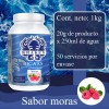 Aminoácidos Bcaas Glutamina Kraken 1kg 100 Servicios