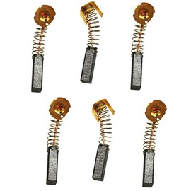 HD77, Carbon Brushes Suitable For Ski-saw Worm Drive Saw 7-1/4" (184mm) 120V DC-AC 4400 RPM Power Tool 6Pcs