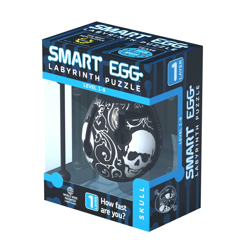 Smart Egg Skull: 3D Labyrinth Puzzle and Educational Toy for