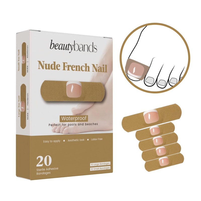 Toe Nail Cover Up Bandages for Unsightly, Broken or Cracked