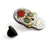 Pinsanity Day of The Dead Sugar Skull Enamel Lapel Pin