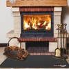 Fireproof Fireplace Mat, 100 x 80 cm, Fireproof Mat, Fireproof