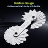 Radius Fillet Gauge Stainless Steel External Internal Concave Convex Measuring