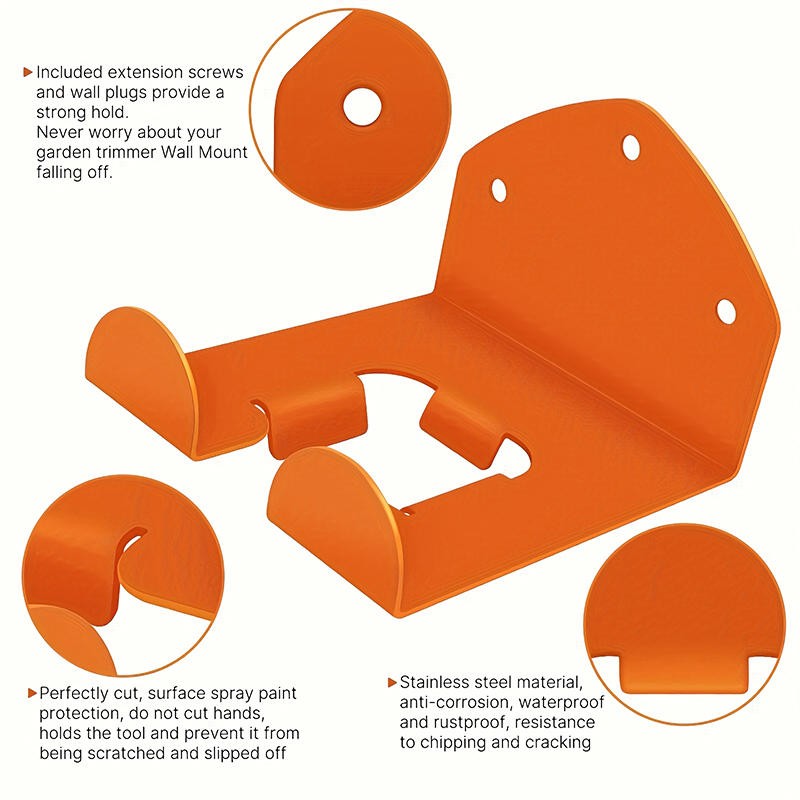 Garden Tool Hanger Rack for Grass Trimmers – High Carbon