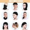 6 Pack Neck Gaiter Bandana Face Mask: Cooling Gator Mask
