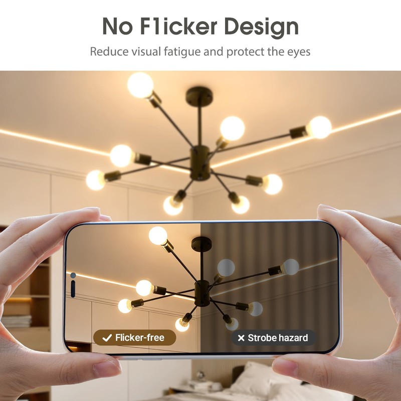 mfxmf G25 LED Globe Light Bulbs, Bathroom Vanity Light Bulbs