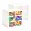 Desk Organiser with 6 Drawers, 2Pcs Desk Tidy Drawers Organiser,