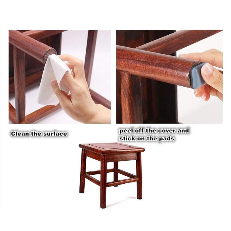 ALIMITOPIA 20pcs Furniture Glide Stick-on Teflon Chair Kitchen Appliances Slider