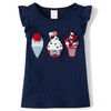 Gymboree,Girls,and Toddler Sleeveless Embroidered Graphic T-Shirt,7,Tidal Sweets