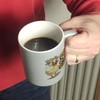 Gelbe Ente Glitzer-Kaffeebecher - Ein Qu-ENTCHEN Glück Lustige Tasse für