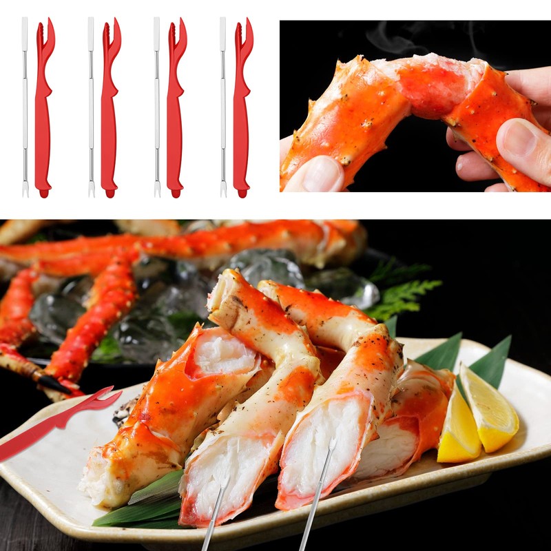 Zhehao 49 Pcs Seafood Tools Set Includes Crab Crackers, Lobster