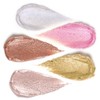 Champagne Jelly Eye Shadow Stick, Sparkly Glitter Pearlescent Shimmer Eyeshadow
