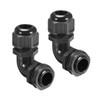 sourcing map M20 Cable Gland, 90 Degree Waterproof IP68 Nylon