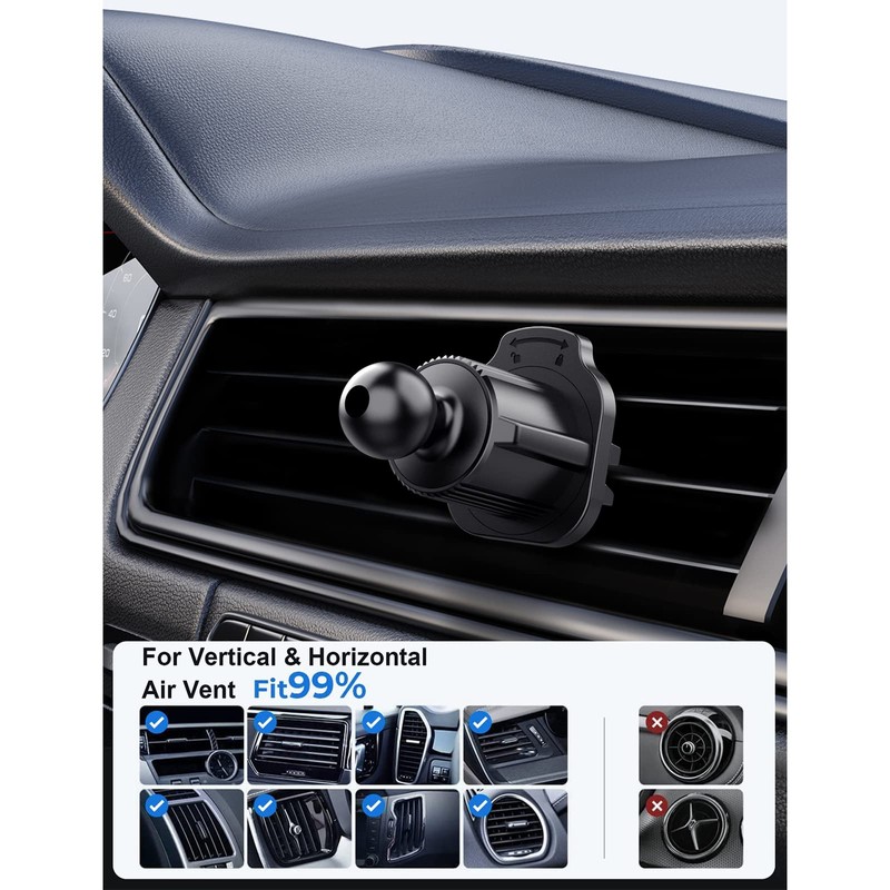 SUQIKMX Cellphone Holder Mount Vent Grip Vehicle Air Vent Clip