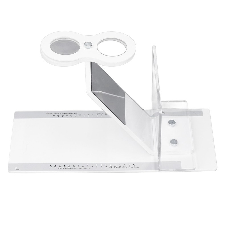 Single Oblique Stereoscope Cheiroscopes Hand Drawing Adjust Base Amblyopia Trainer