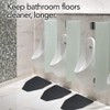 Resilia Urinal Mat (12-Pack), Absorbent, Disposable Bathroom Floor Protector, 17