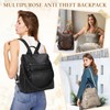 RAVUO Women Backpack Purse, Fashion PU Leather Anti-theft Ladies Backpack