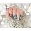 Winter Wolf Full Nail Art Decals - Waterslide Nail Decals