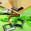 Wocepu 4 pcs 5.5"x5.5" Aluminum Deck Post Base Cover, for