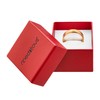 meditoys Stainless Steel Ring for Women Rose Gold with Ice