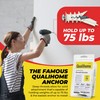 Qualihome #8 Self Drilling Drywall Plastic Anchors with Screws -