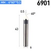 HUHAO 60-Degree V-Groove Engraving Router Bit Set - 3PCS Premium
