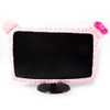 YEHEI Pink Computer Monitor Covers Monitor Dust Cover Computer Decorative