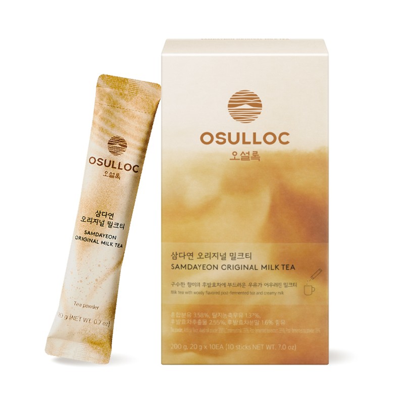 Osulloc [오설록]삼다연 오리지널 밀크티 10입 (원산지:상세설명참조) [Osulloc] Samdayeon Original Milk