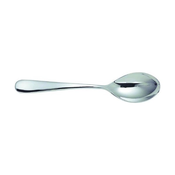 Alessi Nuovo Milano - Design Dessert Spoon Set, Stainless Steel, 6 pieces