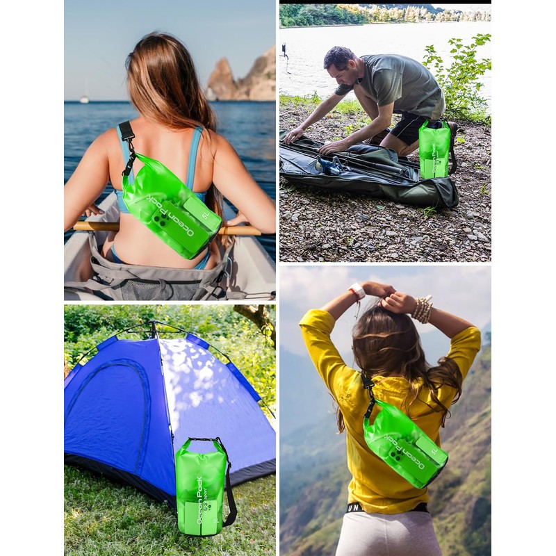 Henrycares Dry Bag, Green, Fashion