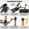 2x4 Metal Target Stand System for Outdoors Shooting Range