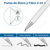 Sendowtek Lápiz Táctil Capacitivo 3 en 1, Lápiz Óptico para