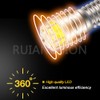Ruiandsion 2pcs E10 Base LED Upgrade Bulb White 6V COB