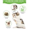 Silvervine Chew Sticks for Cats, 10 Pack Natural Catnip Chew