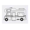 'Motorhome' Temporary Tattoo - Water Resistant, Skin-Safe, Non-Toxic Transfer (TO00084891)