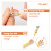Kuject 200PCS Lever Wire Nuts Connectors Kit with 2/3/4/5/8 Conductor