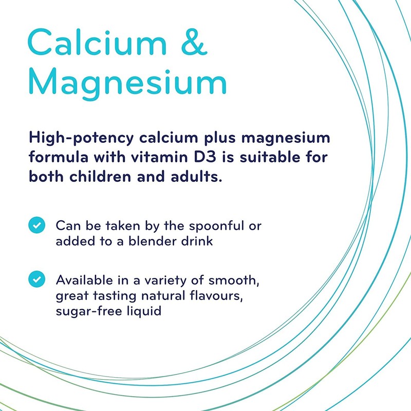 SISU Cal Mag Citrates Liquid with D3, Vanilla 450 mL