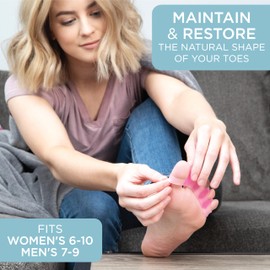 Mind Bodhi Toe Separators/Toe Spacers - For Men and Women - Regular Size – Pink