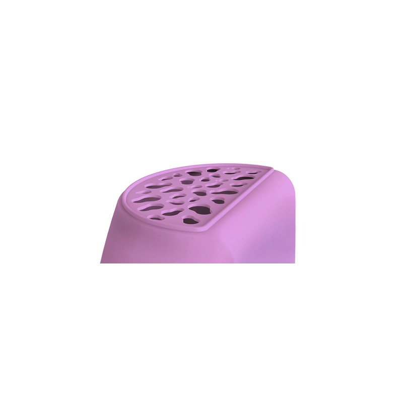 Gedy - PORTE JEUX POUR BAIGNOIRE BLANC LILA - Gedy
