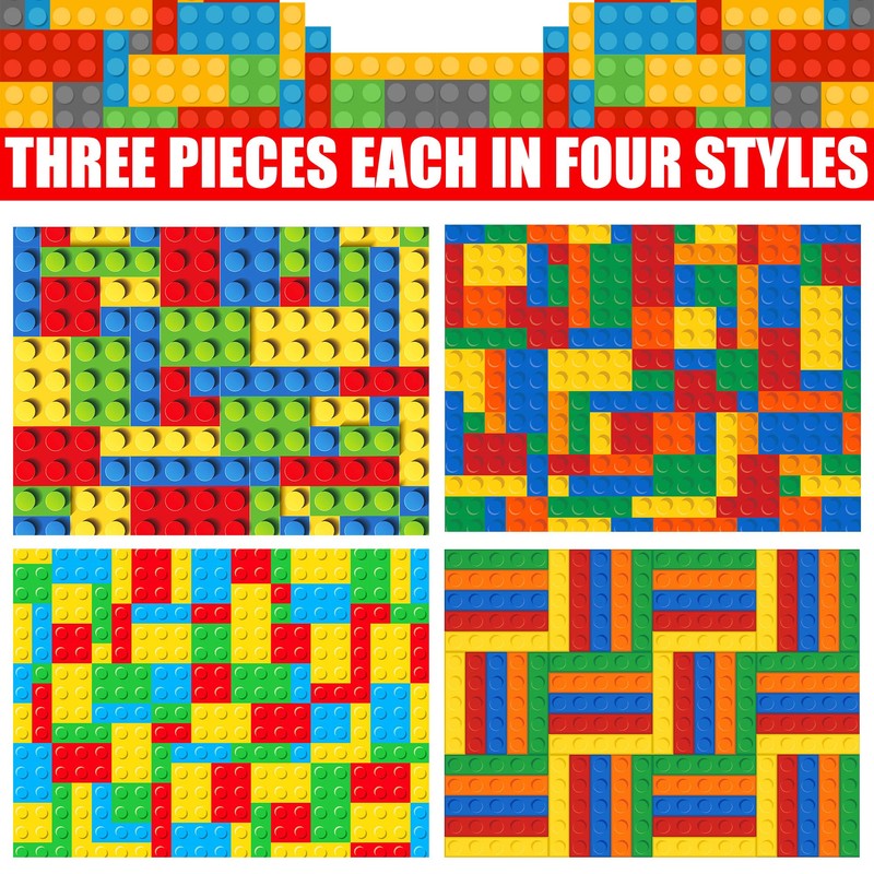 Building Block Wrapping Papers Blocks Wrap Paper Building Block Party