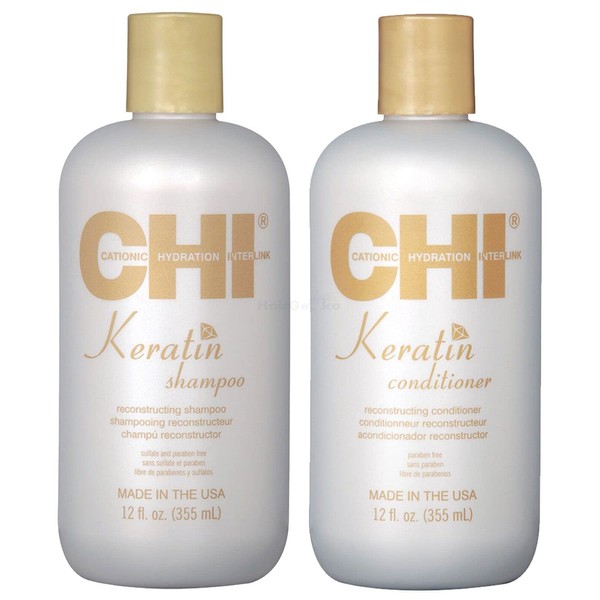 CHI-CHI Keratin Reconstructive Shampooing 355 ml Après-shampoing 355 ml